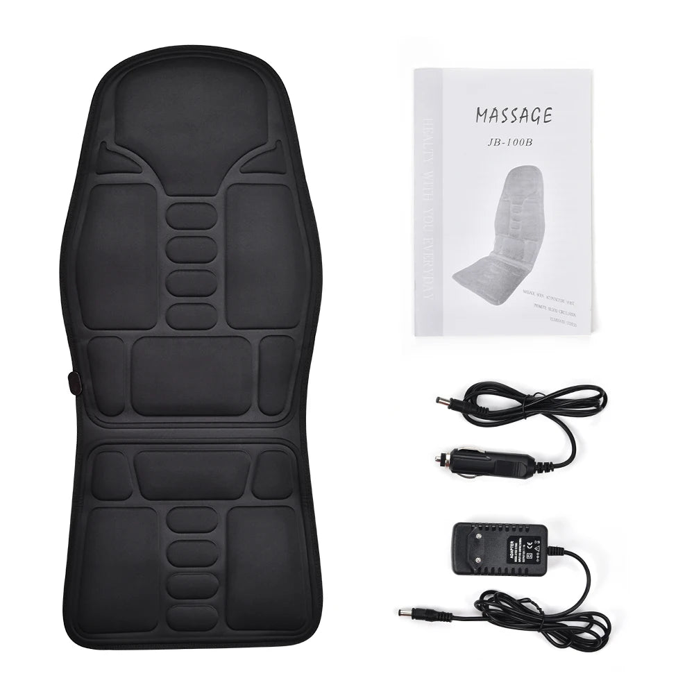 Full-Body Heated Vibrating Massage Chair Cushion