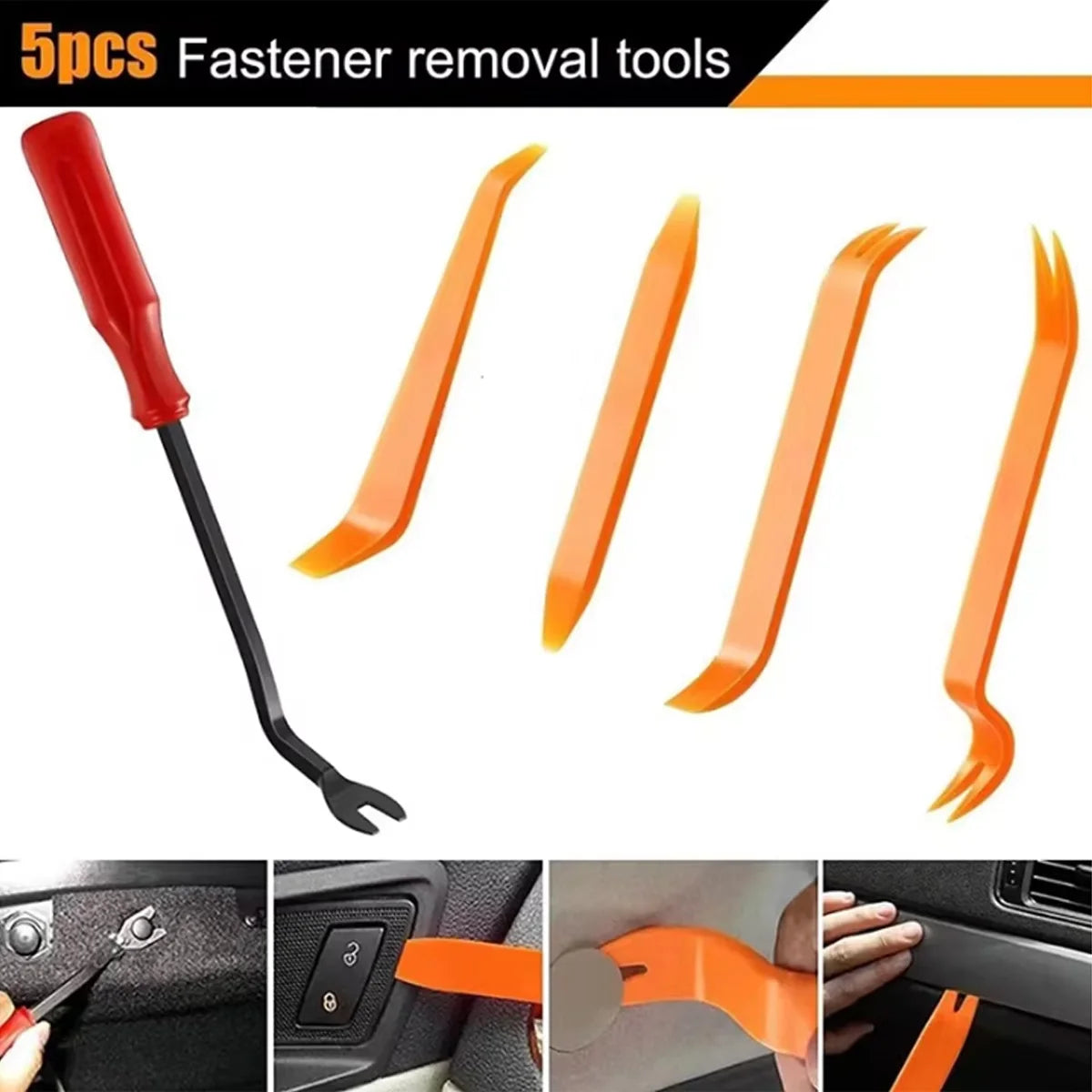 Car Interior Door Panel and Trim Removal Tool Kit - 1