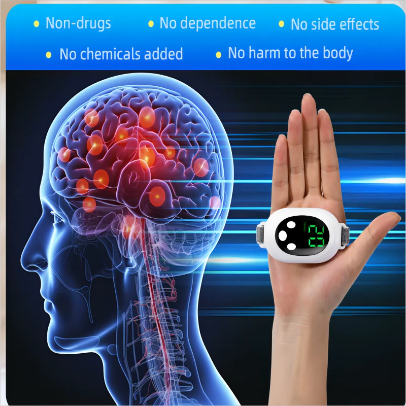 Microcurrent Handheld Sleep Aid and Stress Relief Device