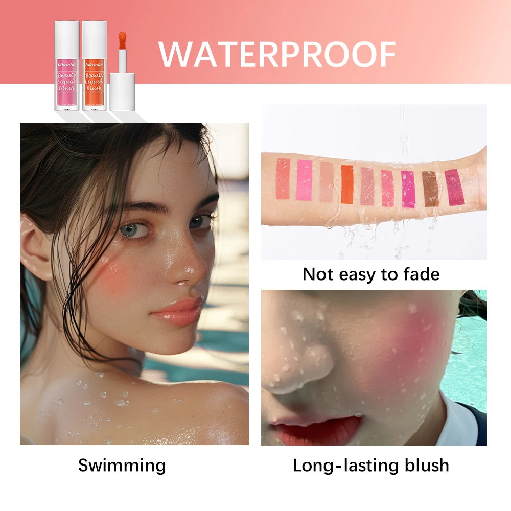 Long-Lasting Waterproof Liquid Face Blush - 4