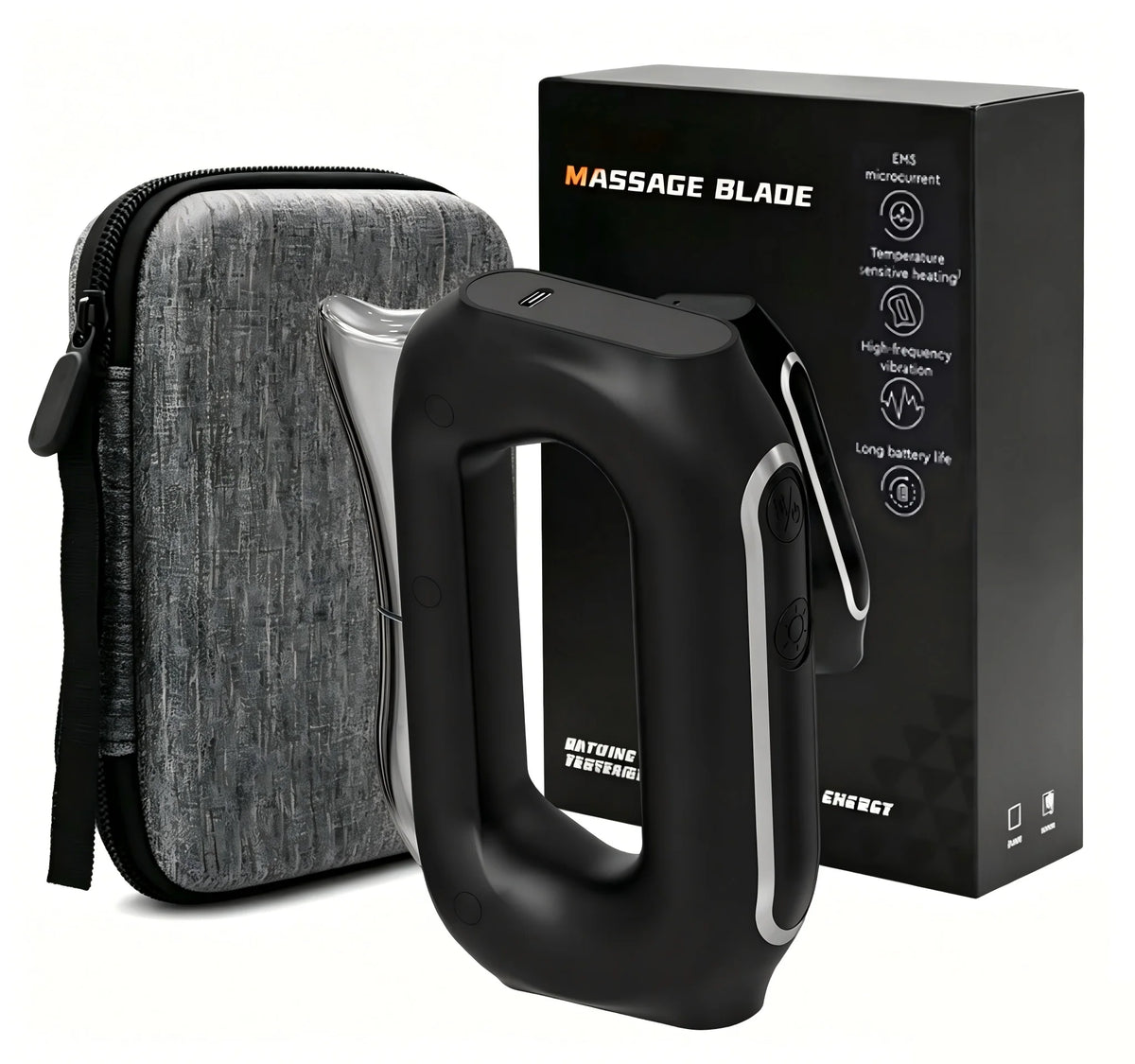 Electric EMS Microcurrent Body Massage Blade for Muscle Relaxation
