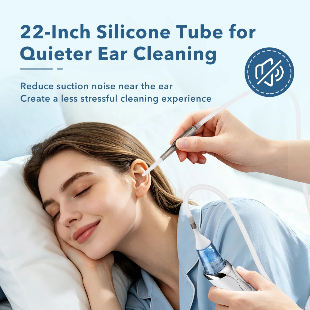 Electric 2-in-1 Nasal Aspirator and Ear Wax Removal Kit - 12