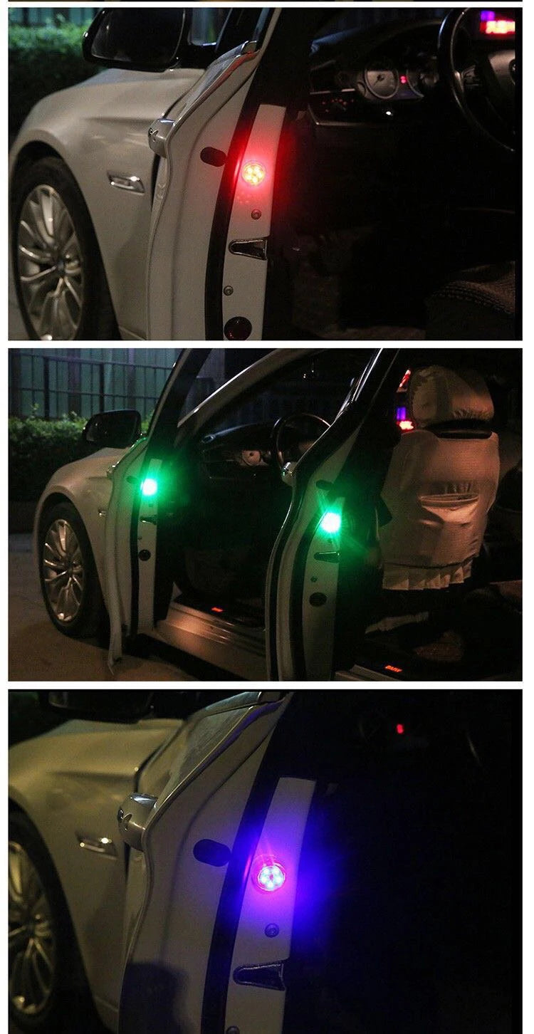 Wireless LED Car Door Anti-Collision Warning Light