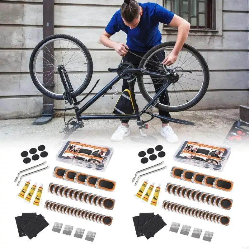 Portable Bicycle Tire Repair Kit for Quick Puncture Fixes