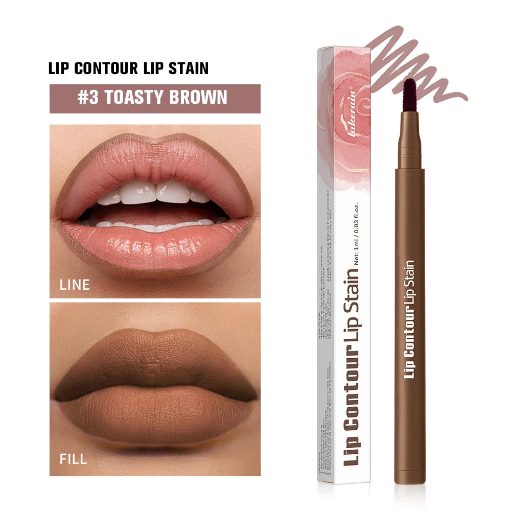 Dual-Ended Matte Lip Contour Stain and Liner Pencil - 43