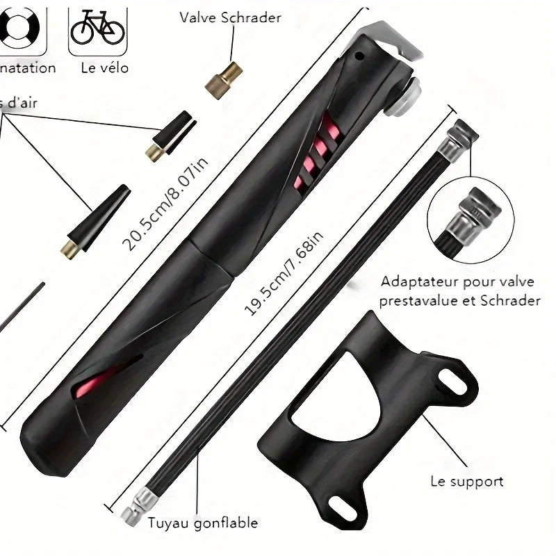 Portable Emergency Bike Tire Repair Kit with Pump