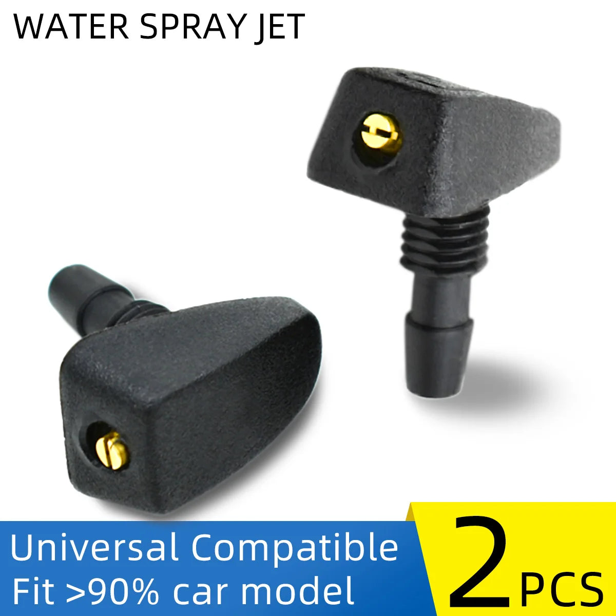 Universal Adjustable Car Windshield Wiper Washer Nozzle Kit - 1