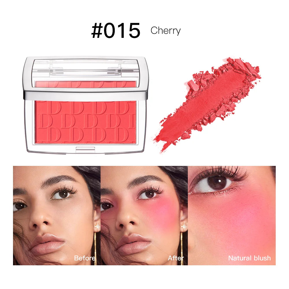 Matte Embossed Pigmented Face Blush Palette - 19