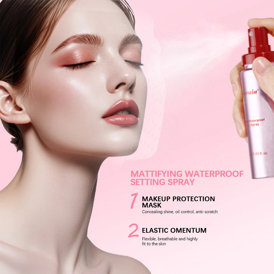 Long-Lasting Mattifying Waterproof Makeup Setting Spray - 6