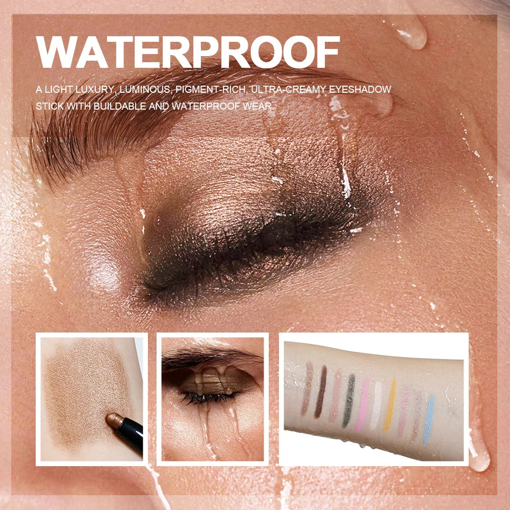 Long-Lasting Waterproof Cream Eyeshadow Stick