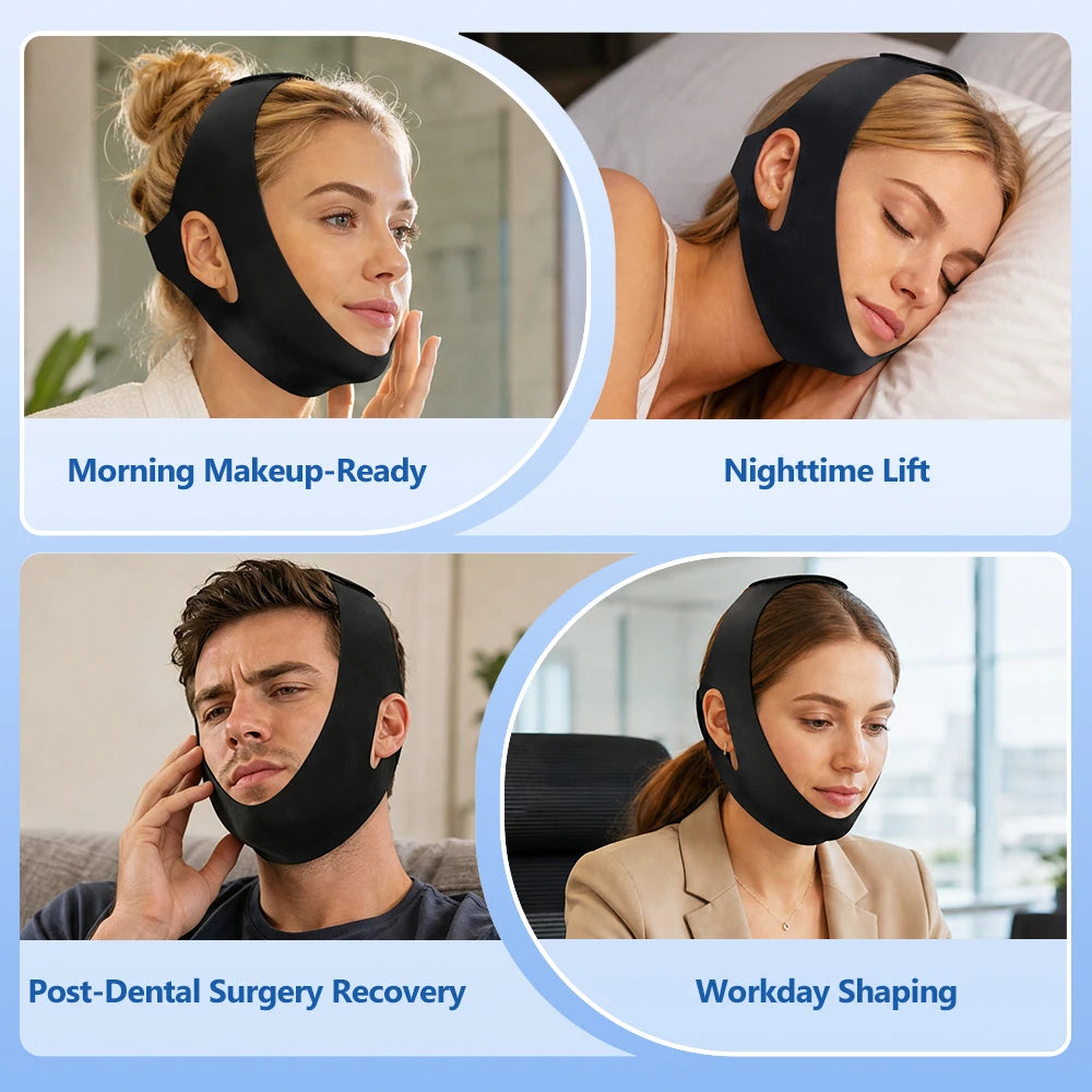 Adjustable Hot and Cold Facial Compress Gel Wrap - 13