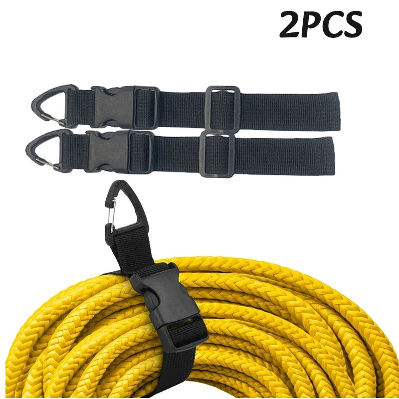 Adjustable Heavy-Duty Storage Straps for Hoses and Cables - 12