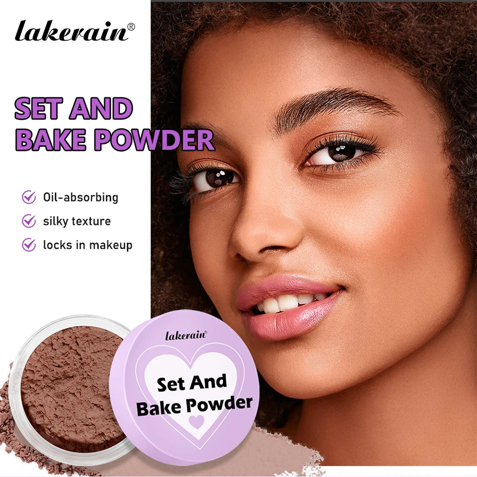 Matte Finish Oil-Control Loose Setting and Baking Powder