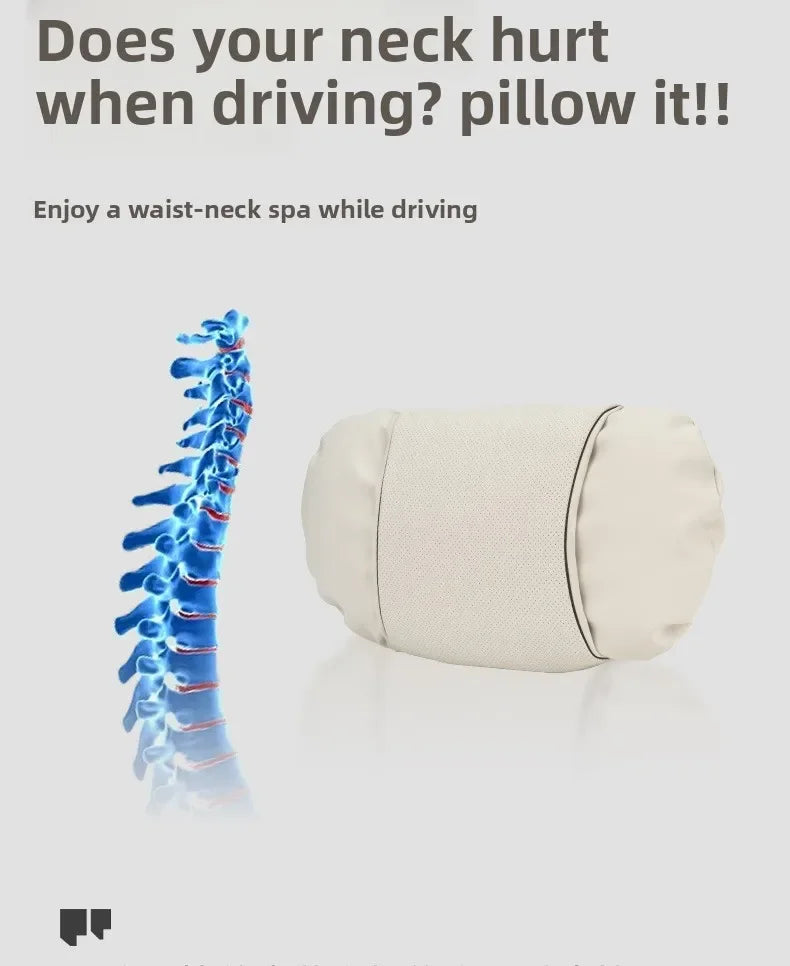Ergonomic Car Seat Neck Rest and Head Support Pillow