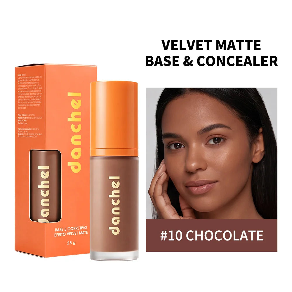 2-in-1 Velvet Matte Liquid Foundation and Concealer - 27