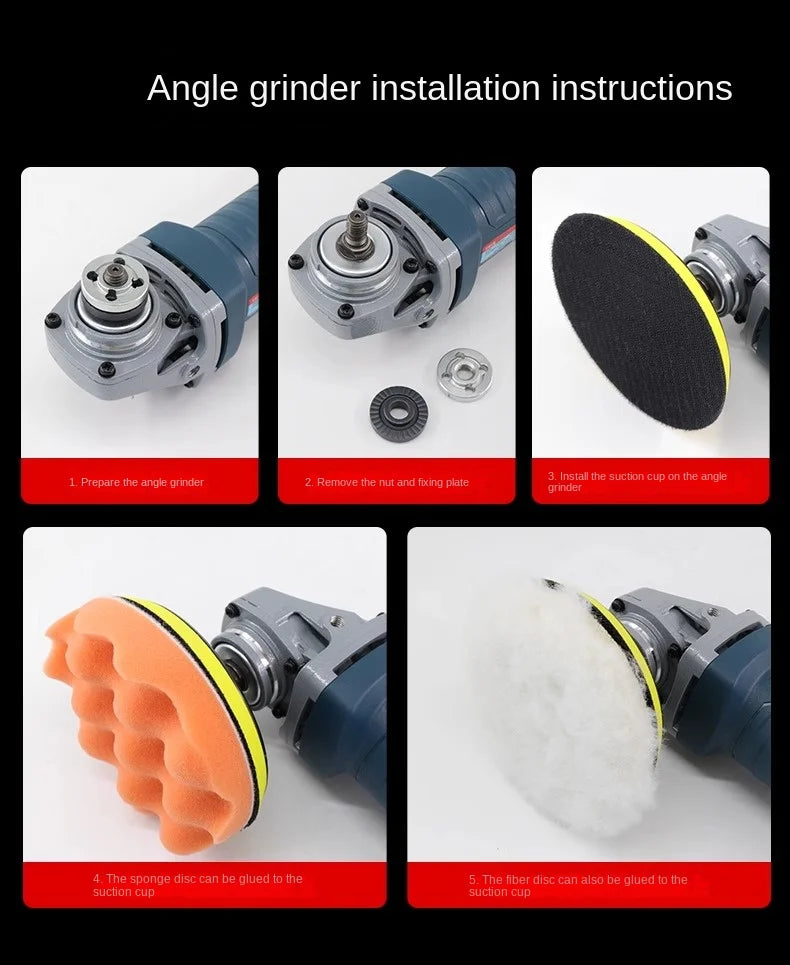 Car Polishing and Waxing Drill Attachment Kit