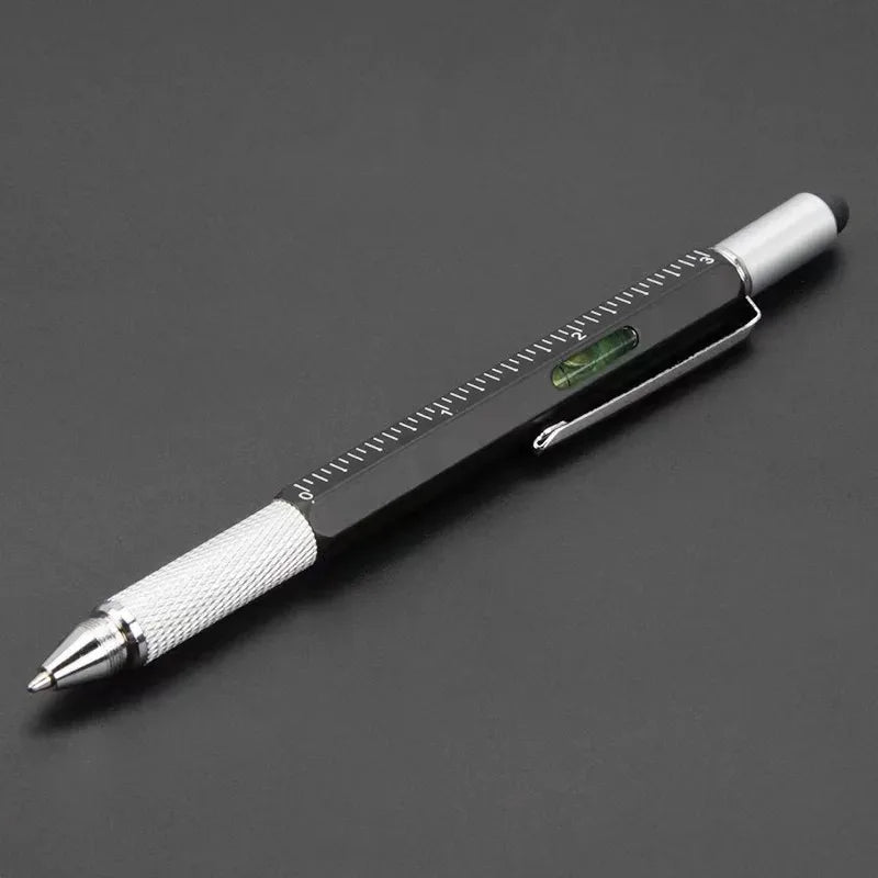7-in-1 Multifunctional Tool Pen with Stylus and Measuring Gauge