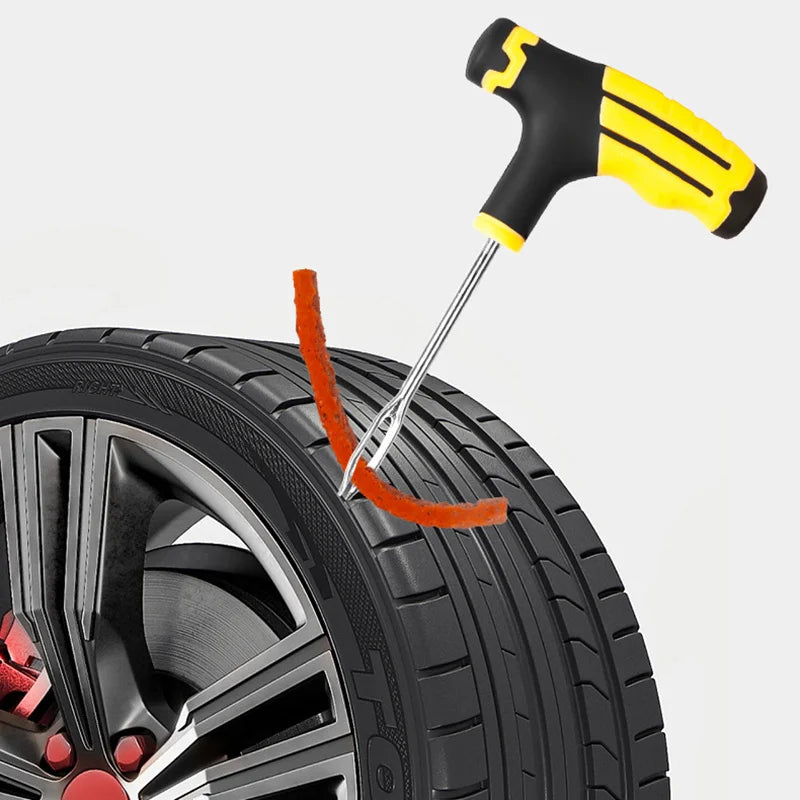 Emergency Tire Puncture Repair Tool Kit for Vehicles - 8