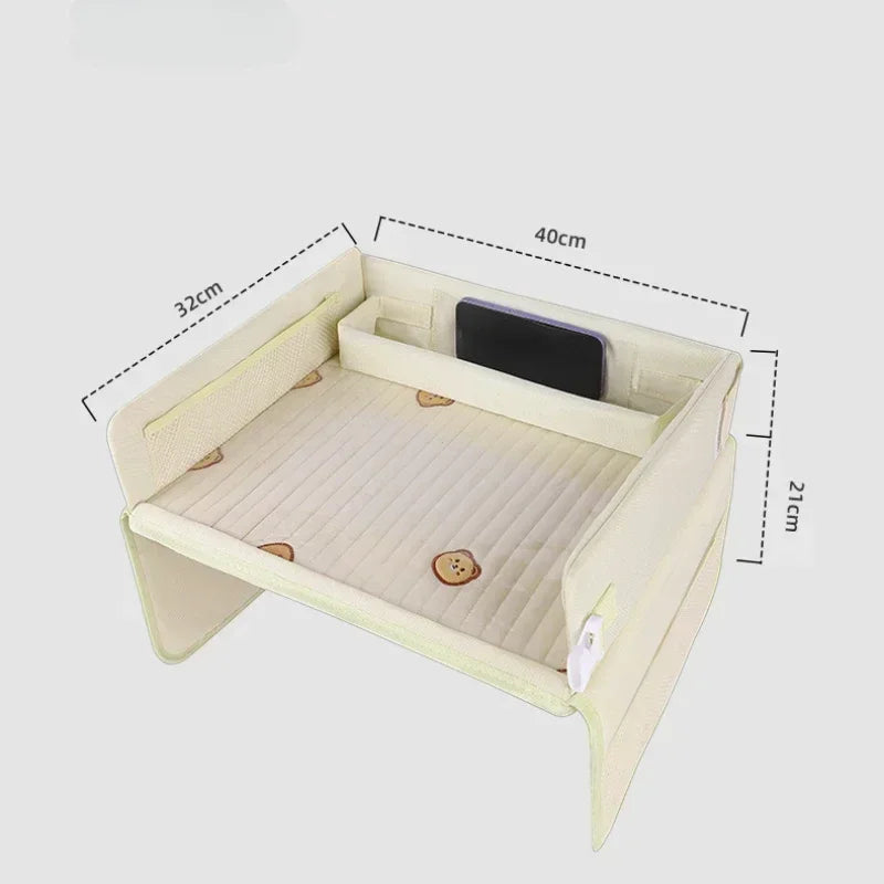Foldable Kids Car Seat Travel Tray and Activity Table