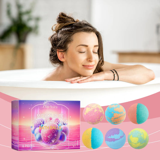 Aromatherapy Moisturizing Bath Bombs for Relaxation and Skin Care