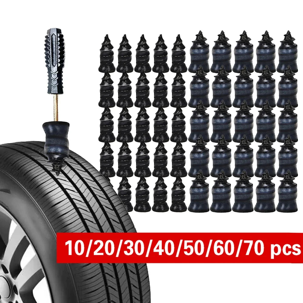 Quick Tire Puncture Repair Rubber Nail Set