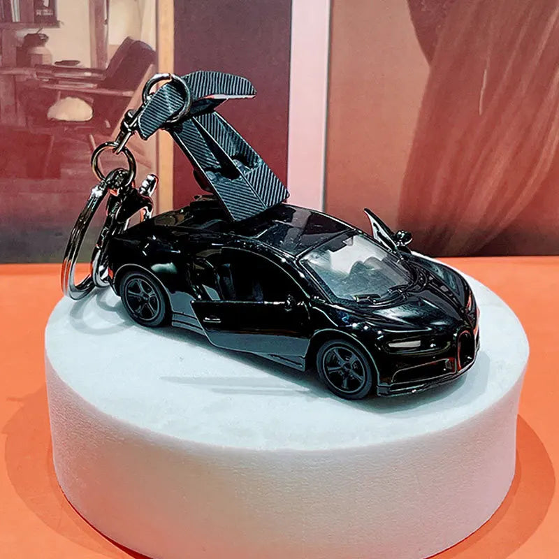 Sports Car Model Keychain for Keys and Bags