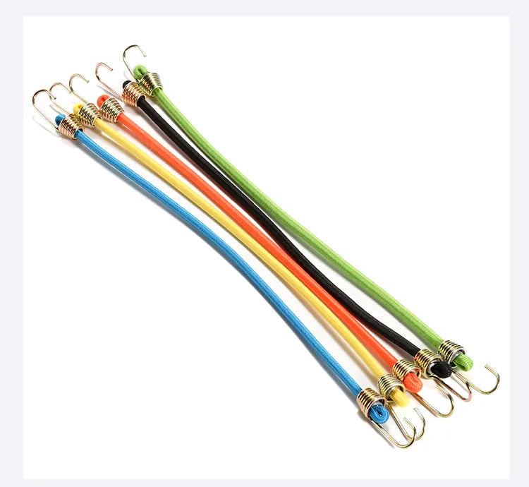 Heavy Duty Elastic Bungee Cords with Hooks for Luggage and Camping