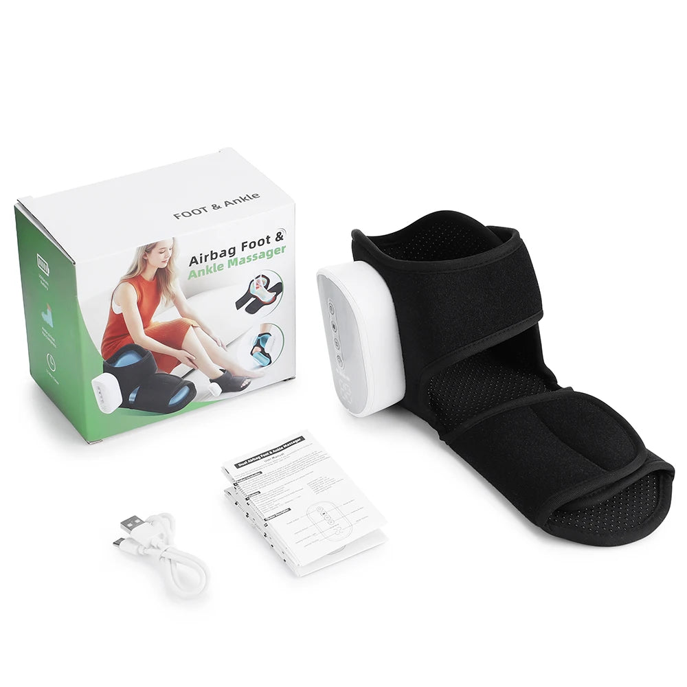 Cordless Heated Air Compression Foot and Ankle Massager - 18