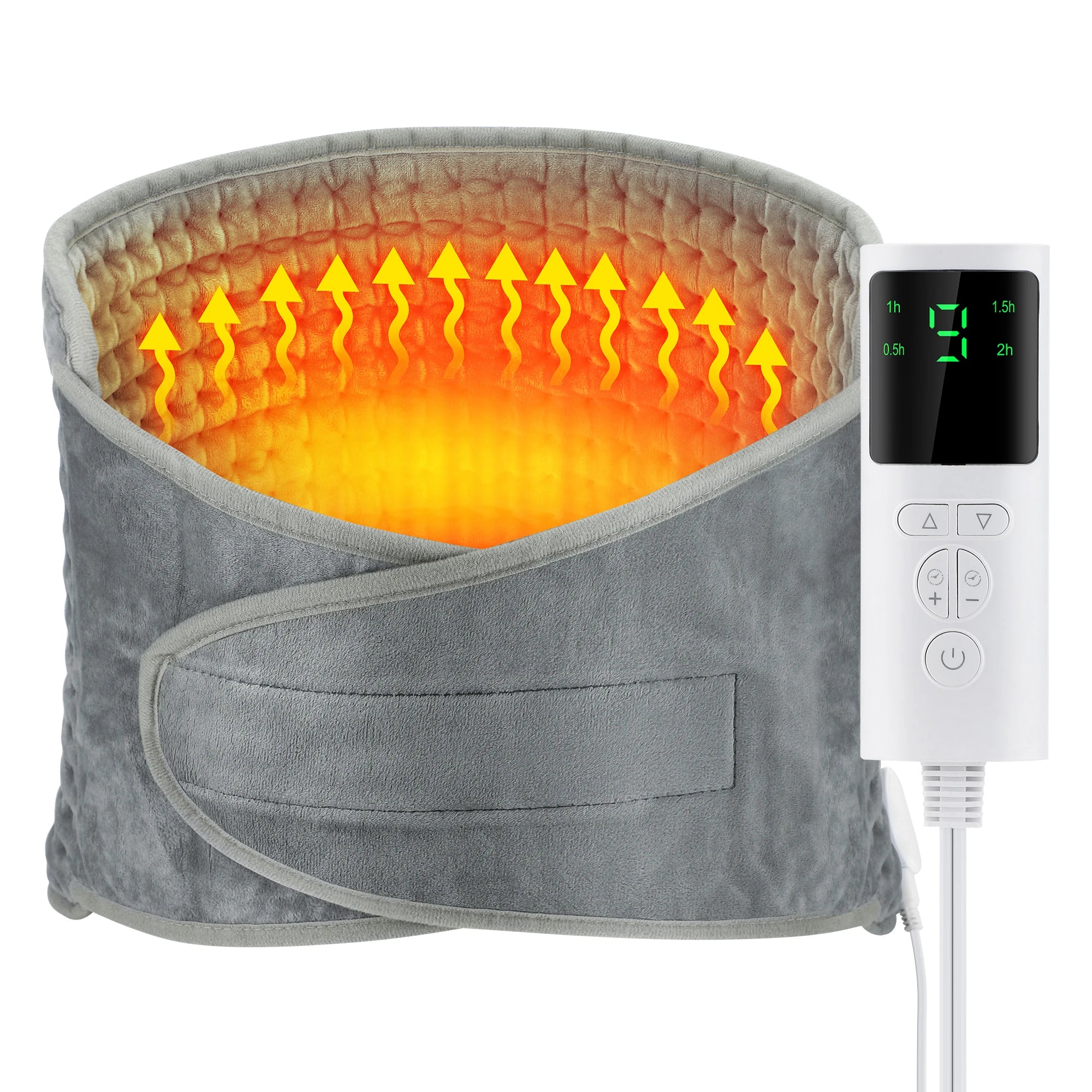 Electric Heated Waist and Back Heating Pad with Adjustable Settings - 1