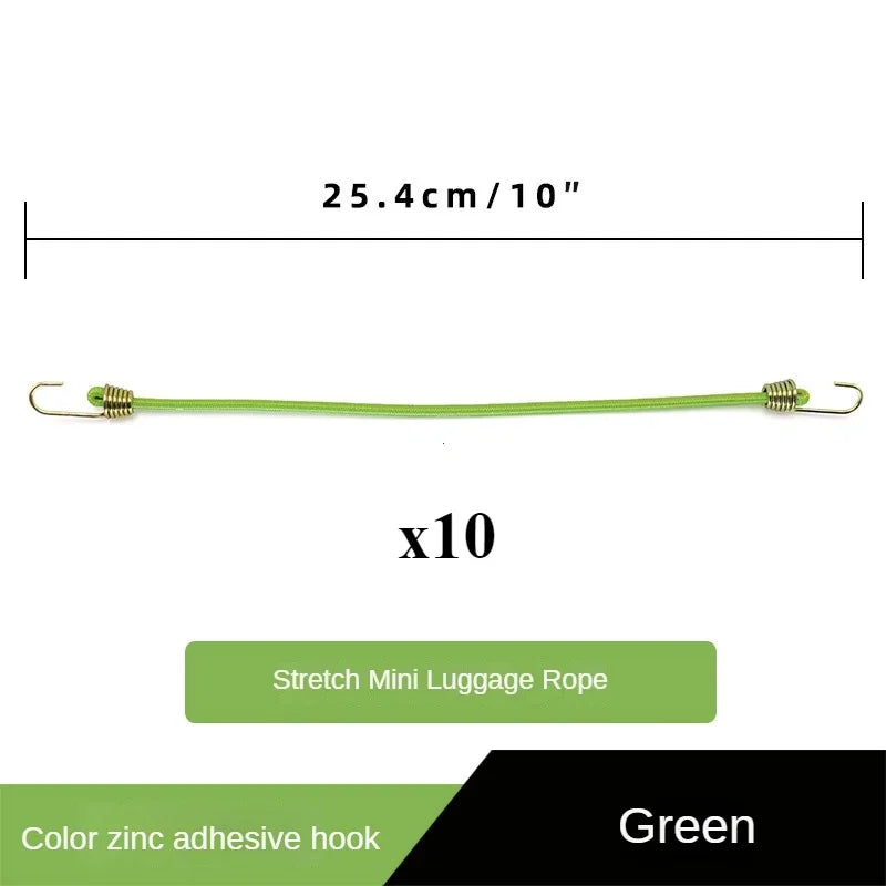 Heavy Duty Elastic Bungee Cords with Hooks for Luggage and Camping - 21