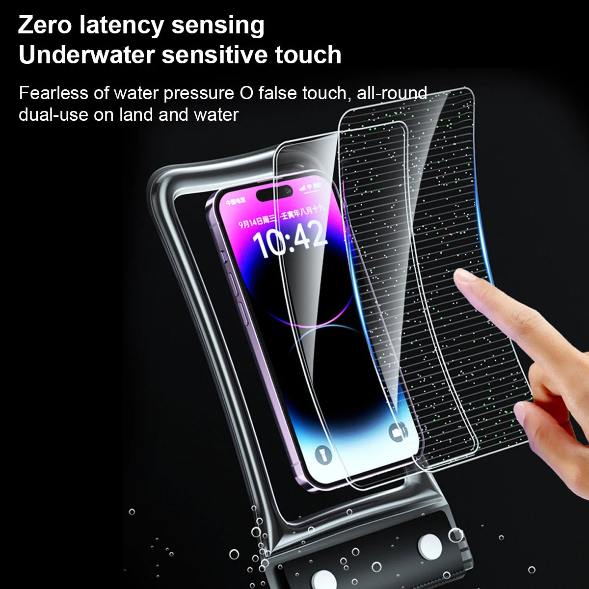 Universal Waterproof Phone Pouch for Swimming and Beach