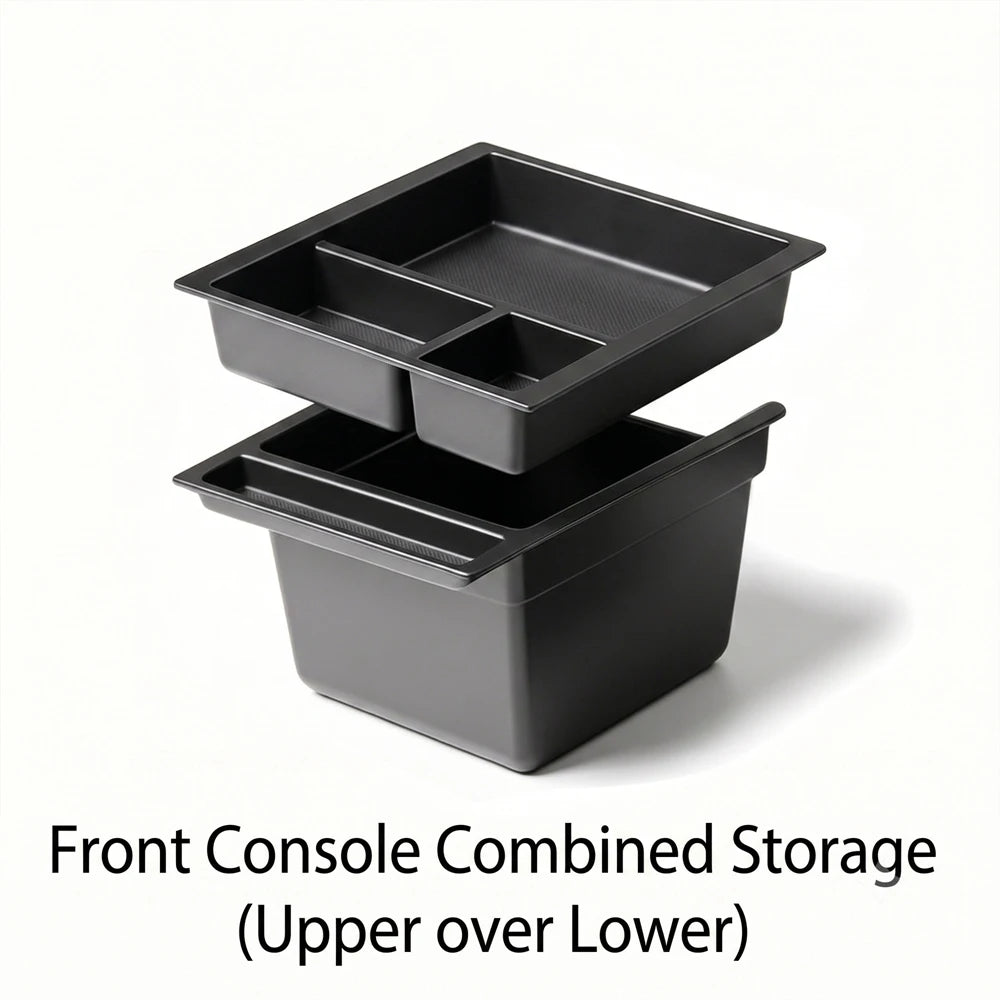 Center Console Organizer Tray Set for Tesla Model Y Long Wheelbase - 13
