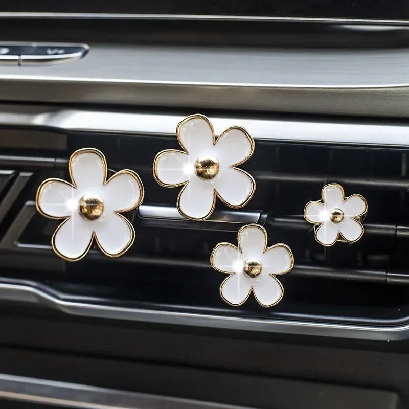 Daisy Flower Car Air Freshener Vent Clips - 19
