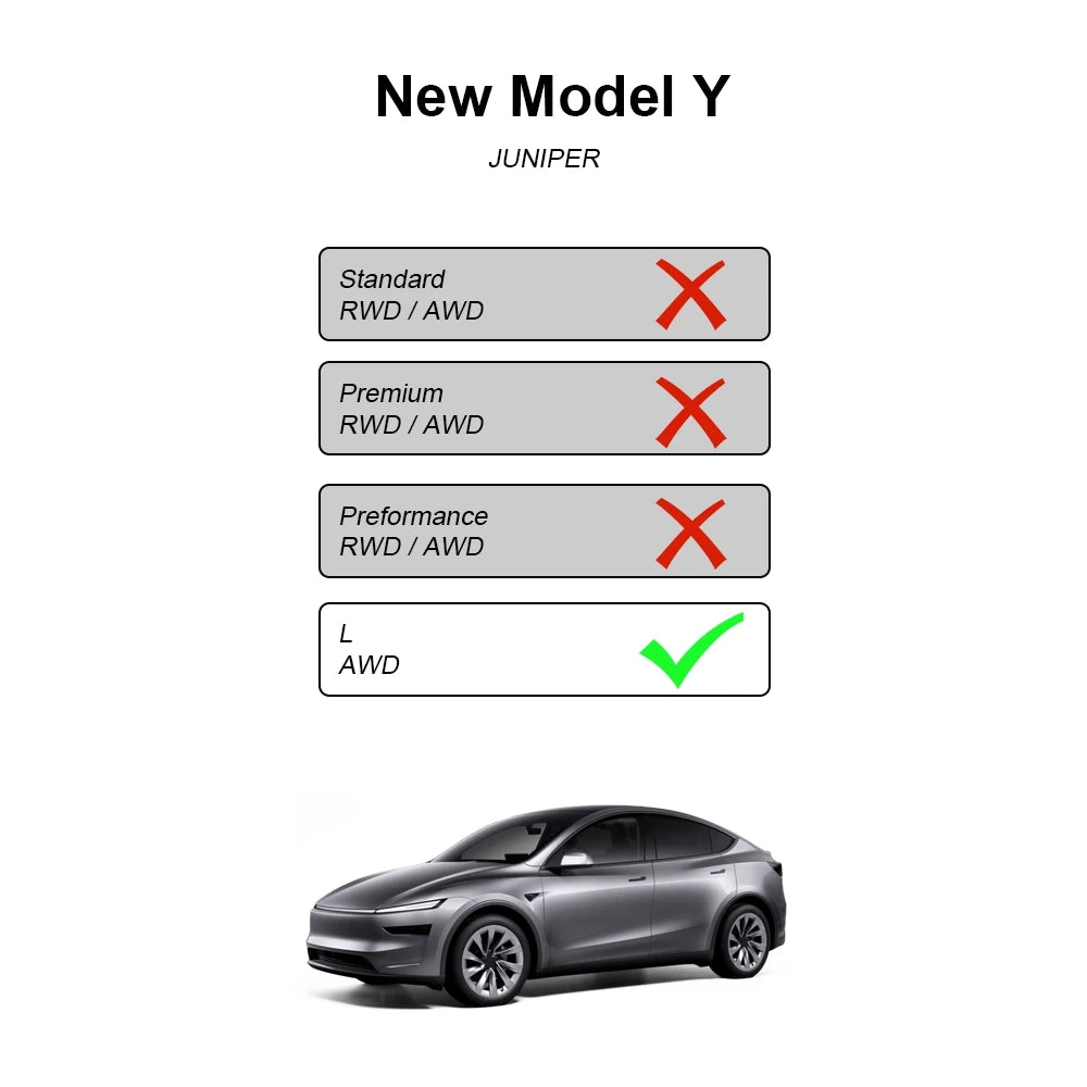 Wireless Charging Console Mat for 2026 Model Y Long Wheelbase - 7