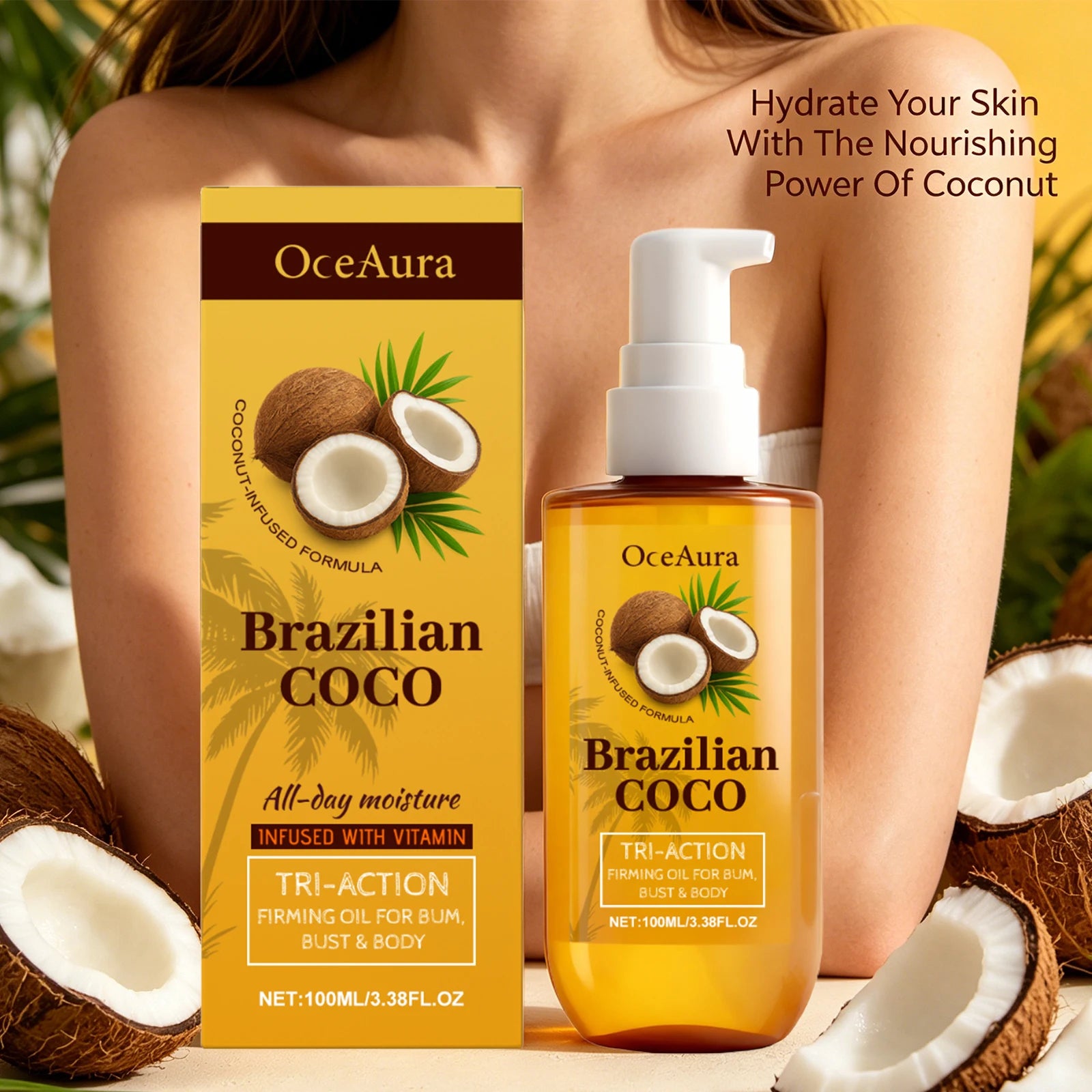 Coconut Firming and Hydrating Body Oil - 3