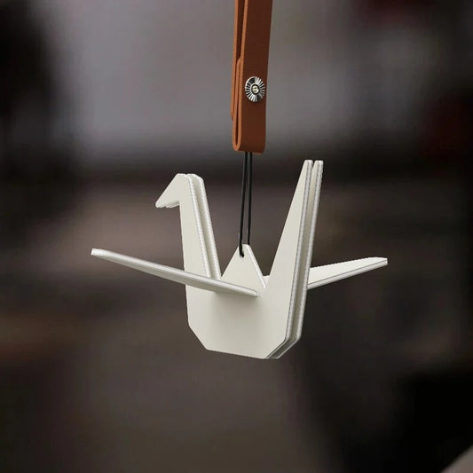 Origami Crane Hanging Car Air Freshener and Diffuser