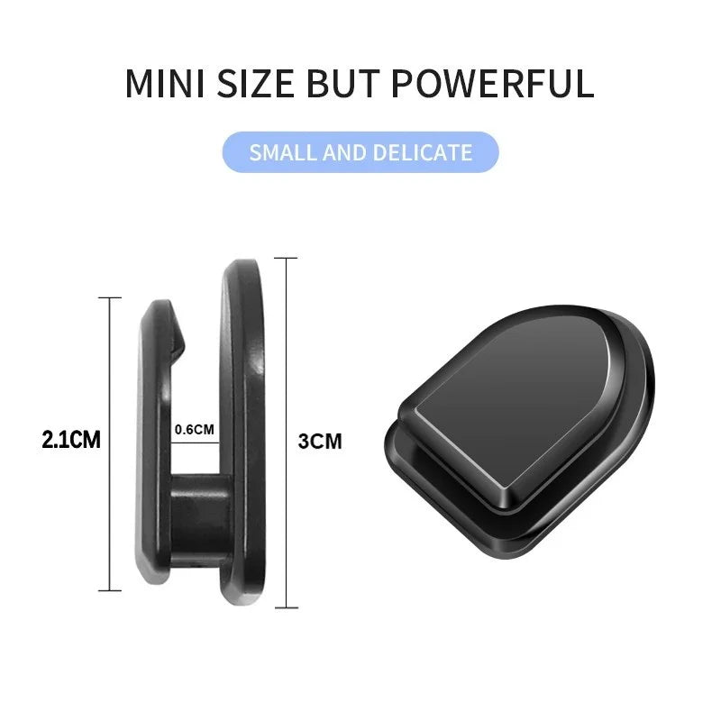 Adhesive Mini Car Interior Storage Hooks - 4