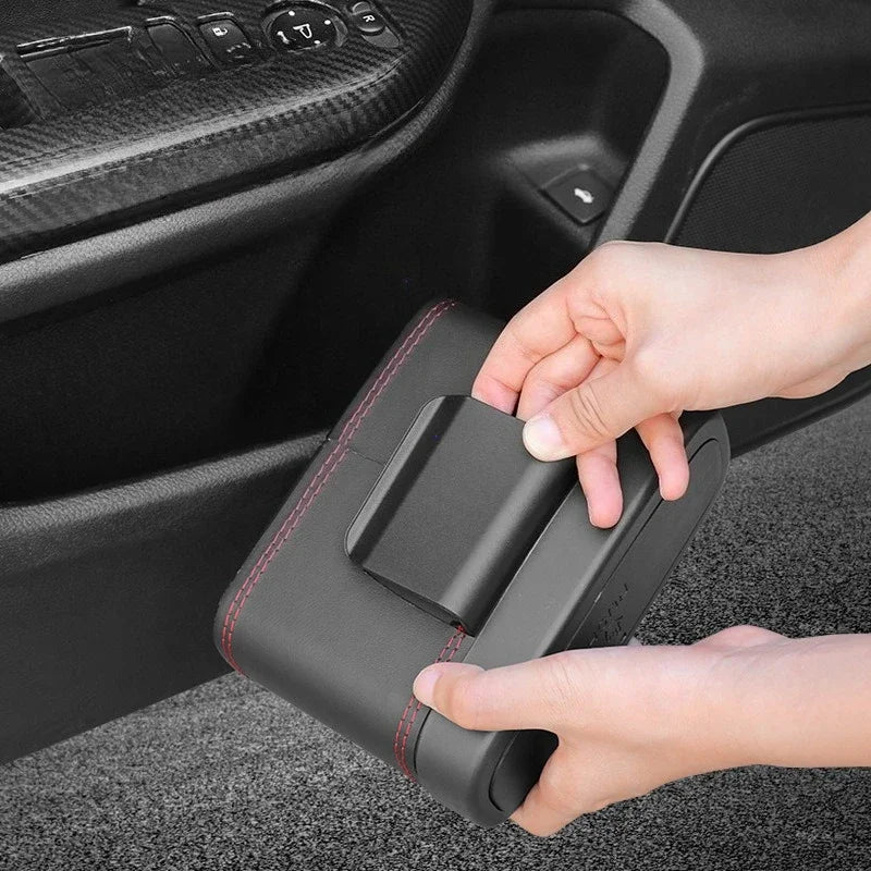 Universal Hanging Car Trash Can and Storage Organizer