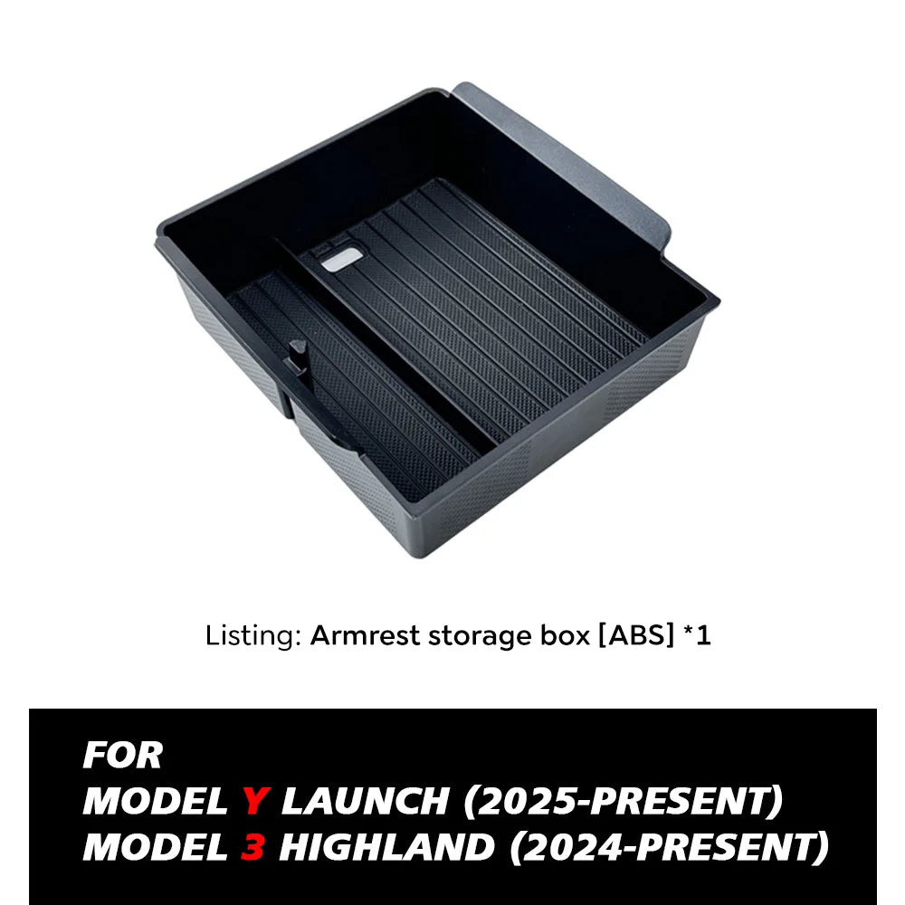 Center Console Storage Organizer for Tesla Model 3 Highland and Model Y - 30