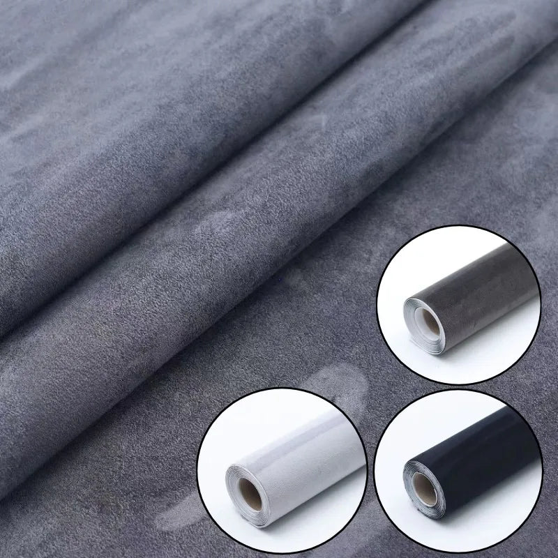 Self-Adhesive Suede Fabric Wrap for Car Interior and DIY Projects - 1