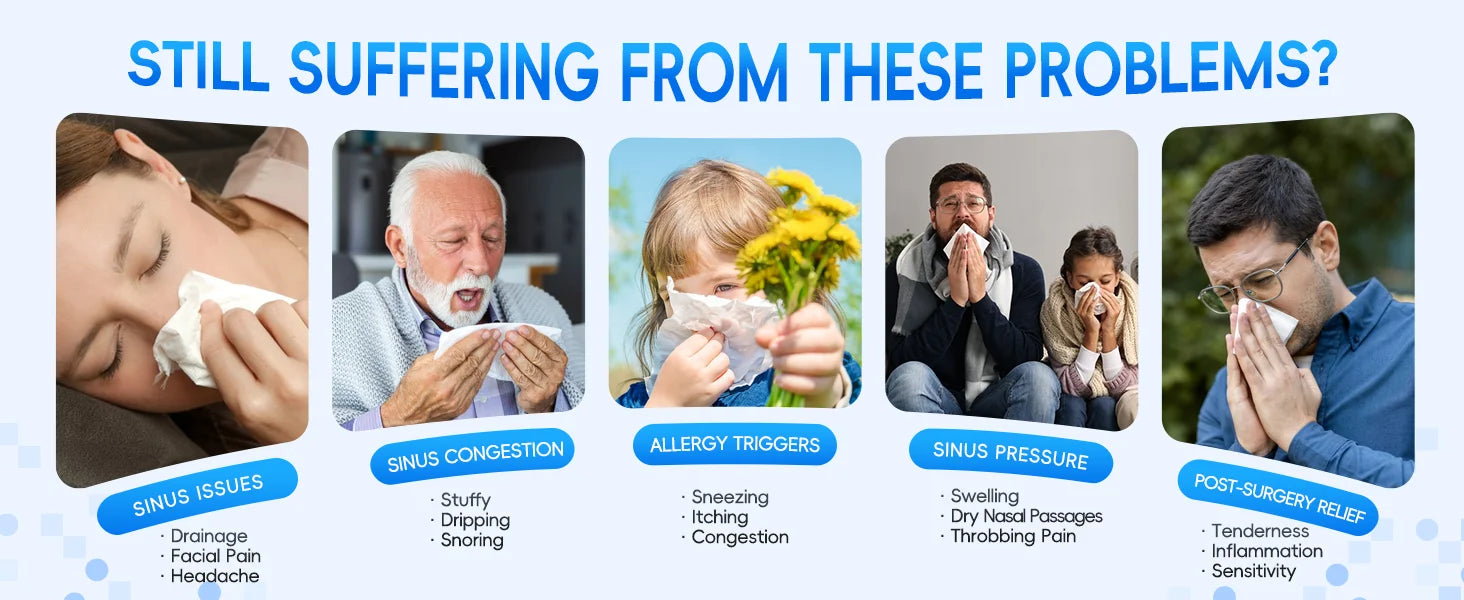 Electric Nasal Irrigation System for Sinus Relief - 10
