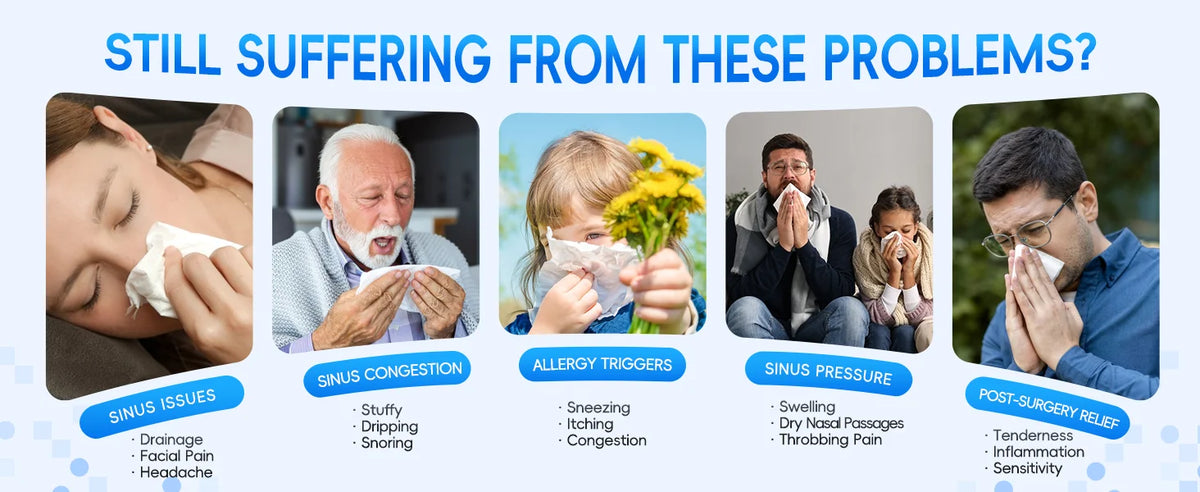 Electric Nasal Irrigation System for Sinus Relief