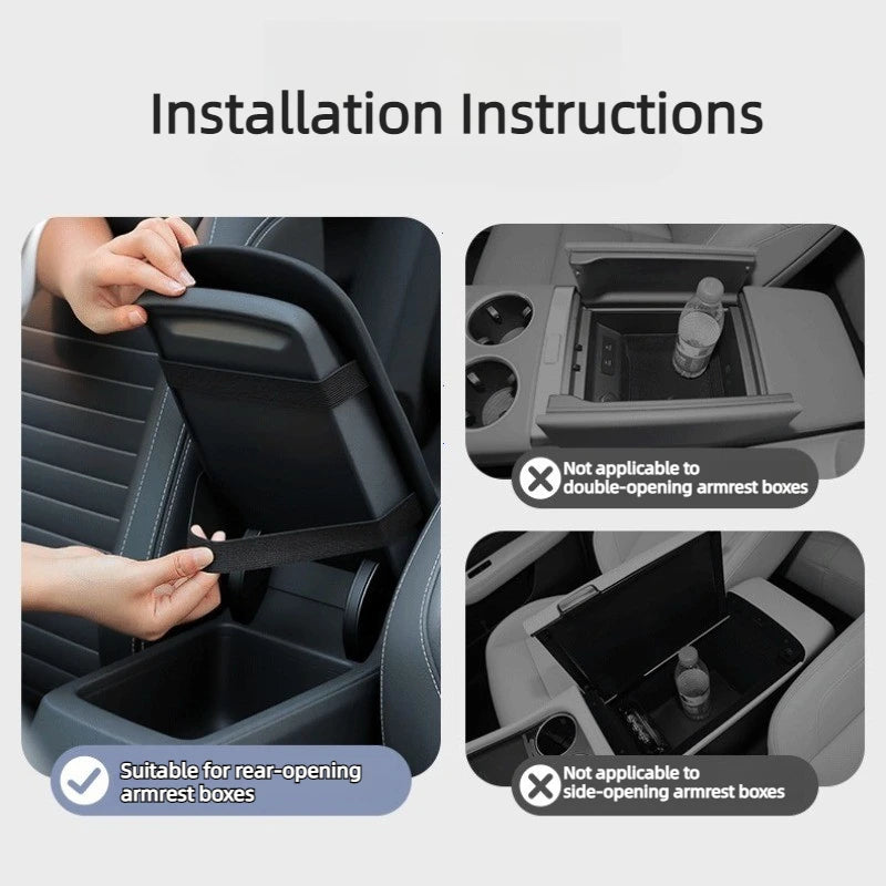 Universal Car Armrest Booster Cushion Pad