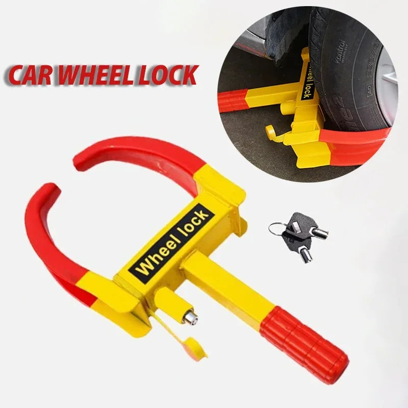 Heavy Duty Anti-Theft Wheel Clamp Lock for Vehicles