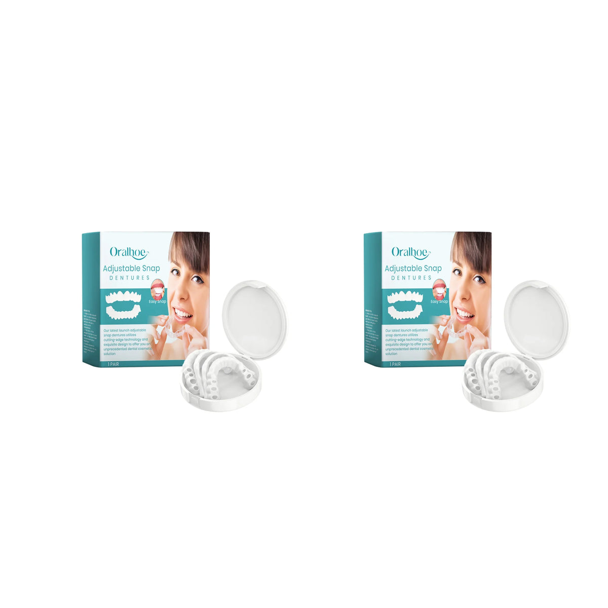 Adjustable Snap-On Dentures for Instant Smile Repair
