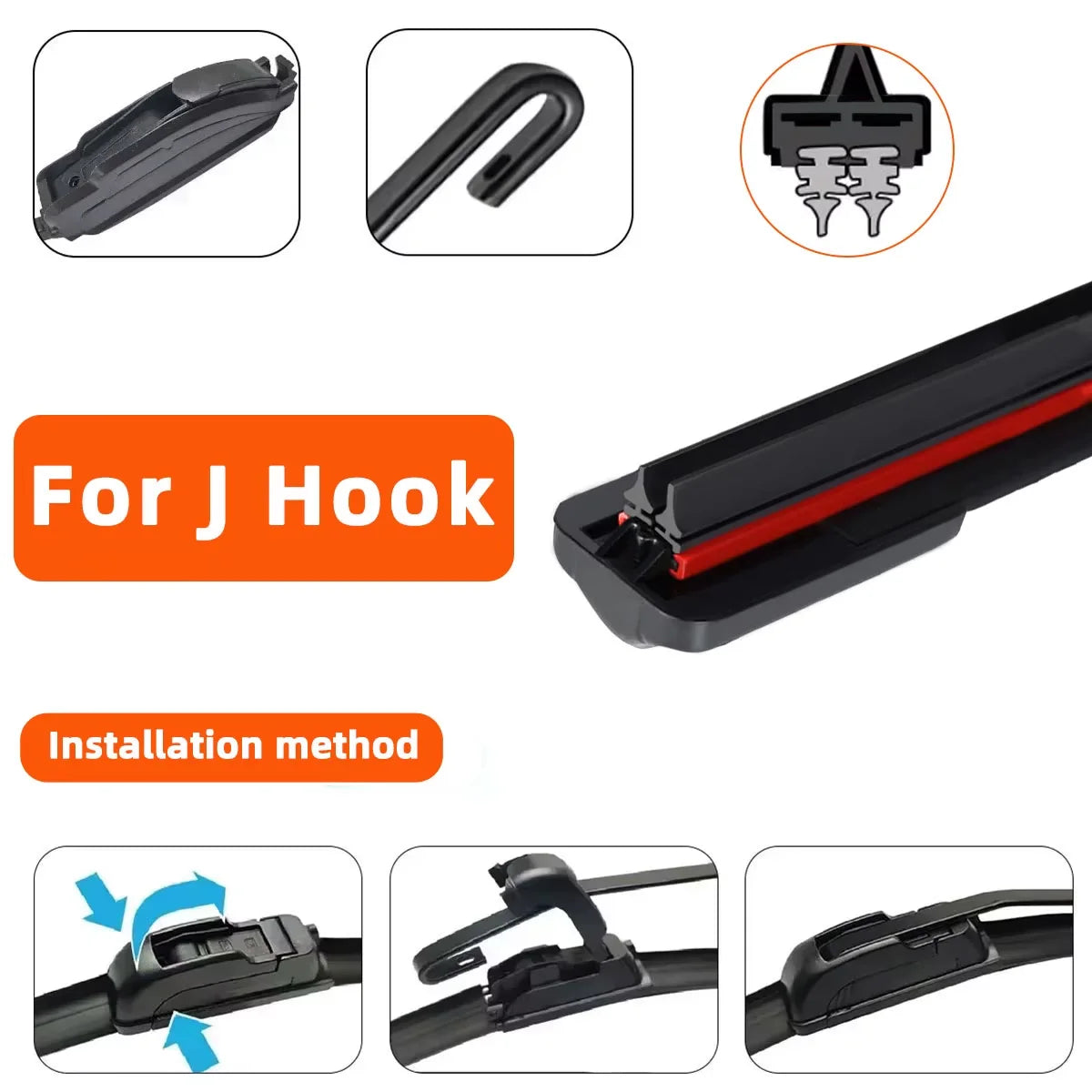 Universal Frameless Windshield Wiper Blade