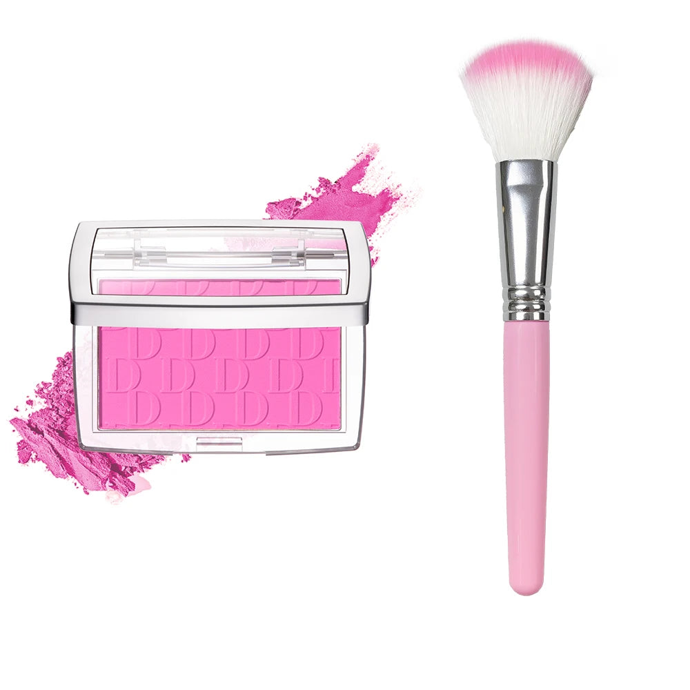 Matte Embossed Blush Palette with Professional Brush - 29
