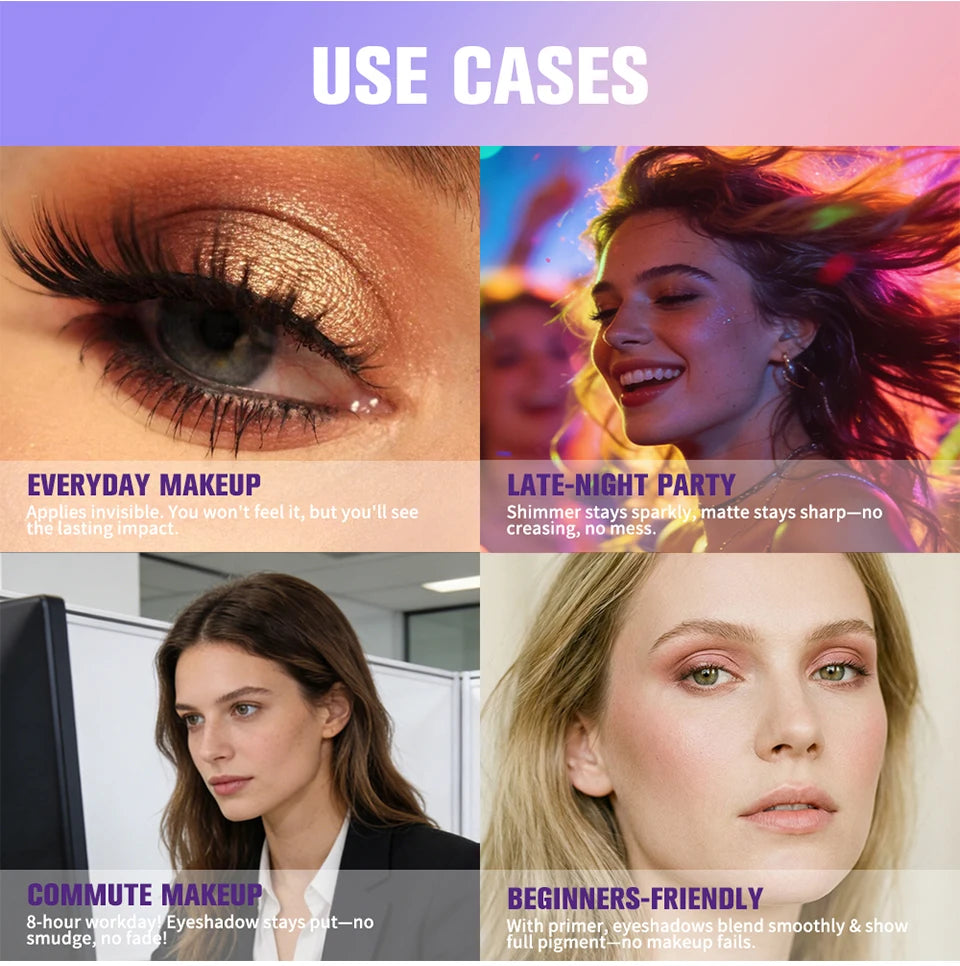 Long-Lasting Crease-Proof Eyeshadow Primer - 10
