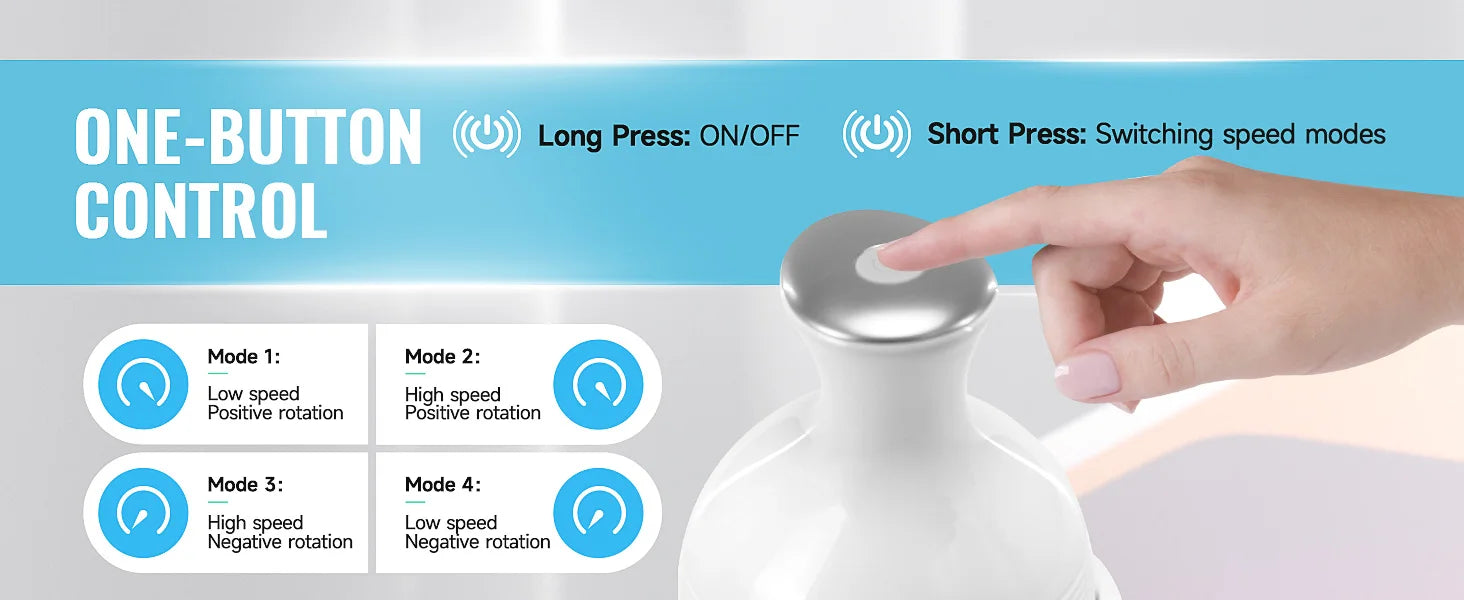 Waterproof Electric Scalp and Body Massage Tool - 9
