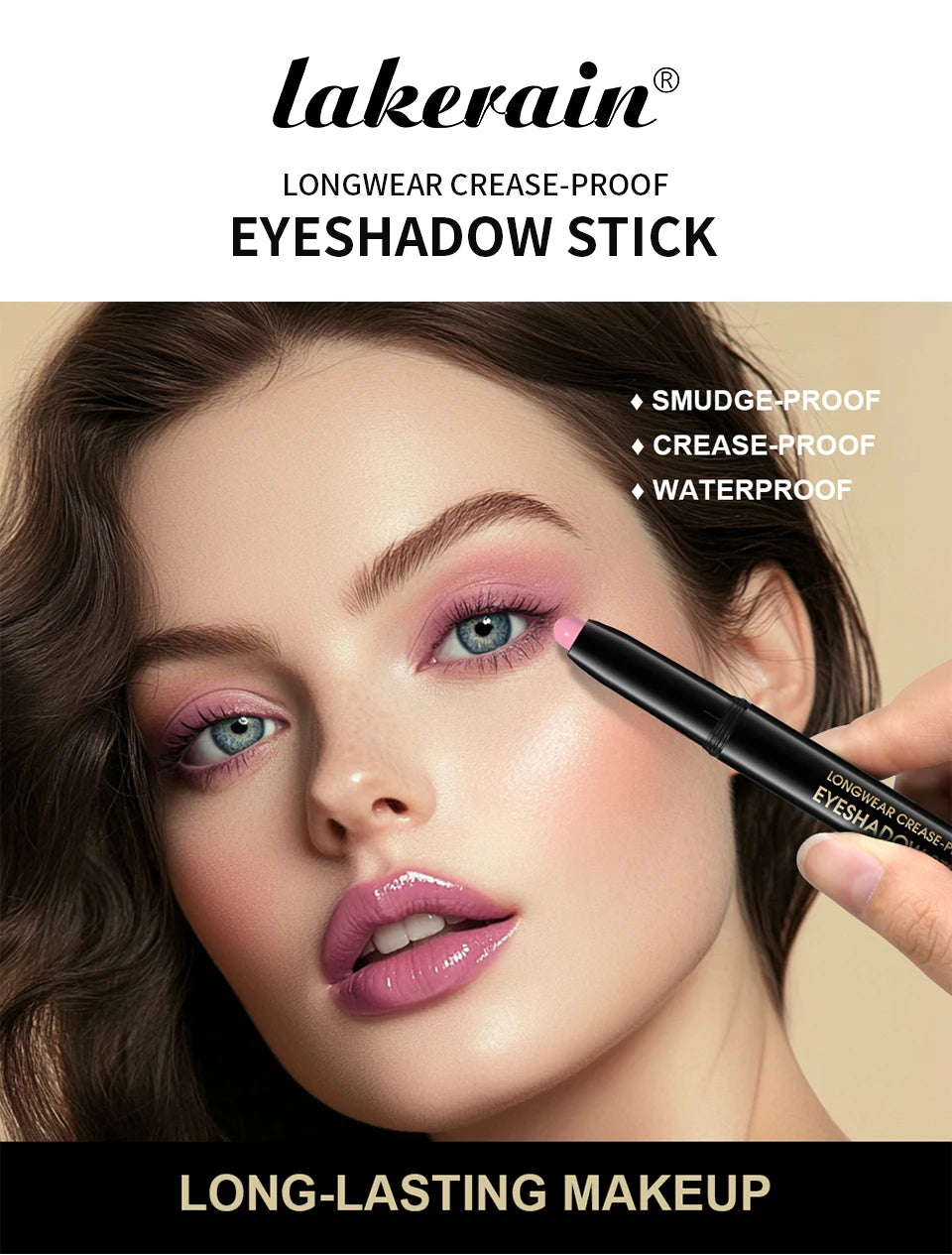 Long-Lasting Waterproof Cream Eyeshadow Stick